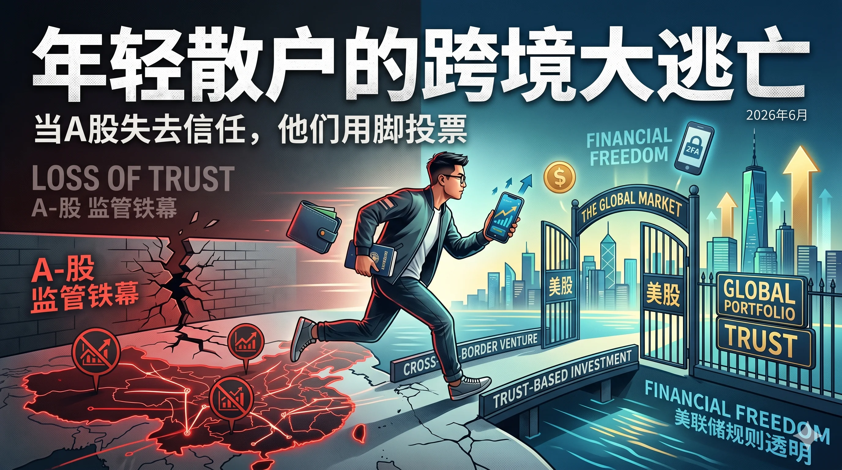 年轻散户的跨境大逃亡：当A股失去信任，他们用脚投票