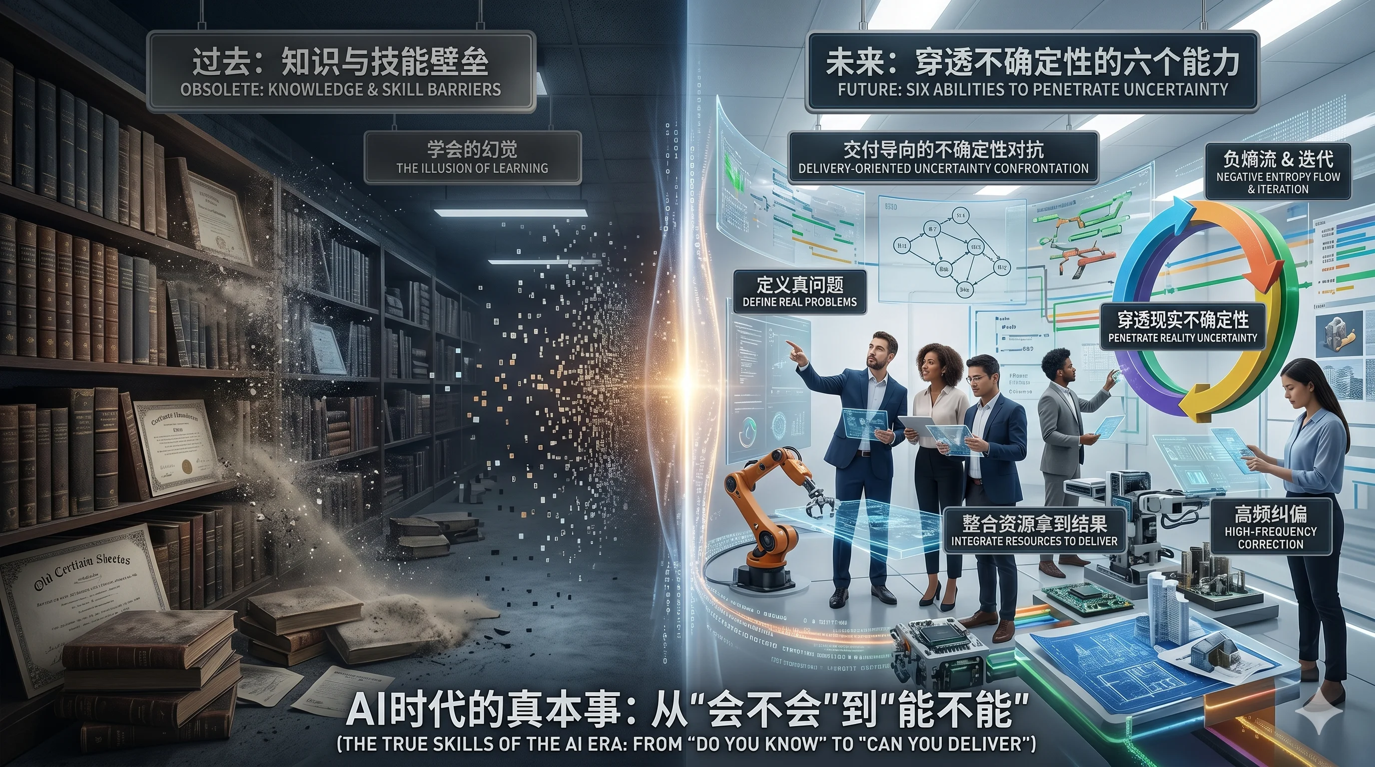 AI时代的真本事：穿透不确定性的六个能力