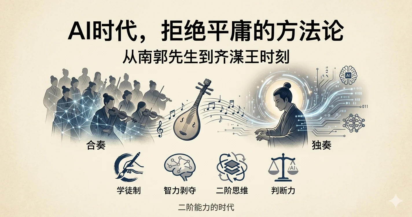 AI时代，拒绝平庸的方法论